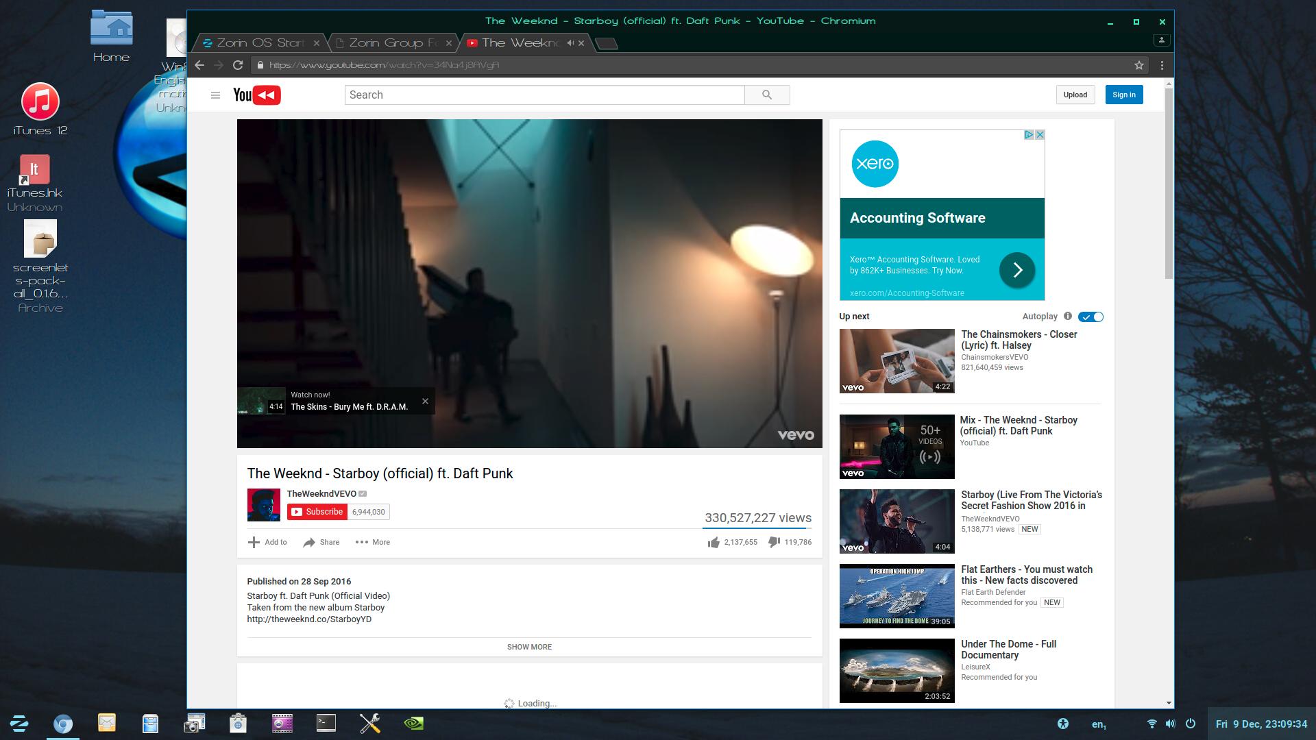 screenshot YouTube in Chromium.jpg