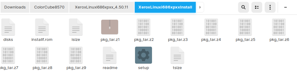 XeroxLinuxi686xpxxInstall- folder files.png